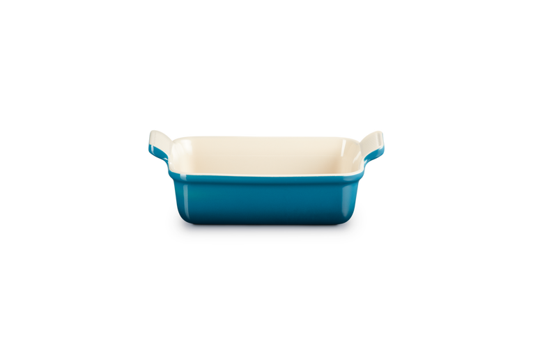 Le Creuset - Prostokątna forma do zapiekania kamionka 19 cm deep teal