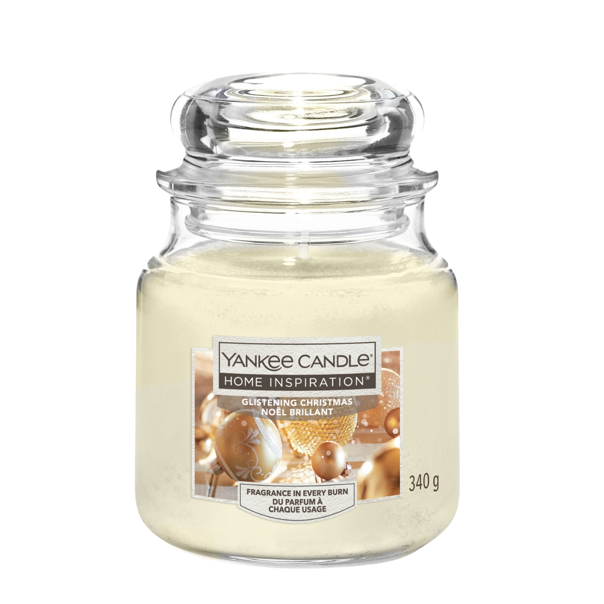 Yankee Candle Home Inspiration Glistening Christmas świeca zapachowa Glistening Christmas, 340 g