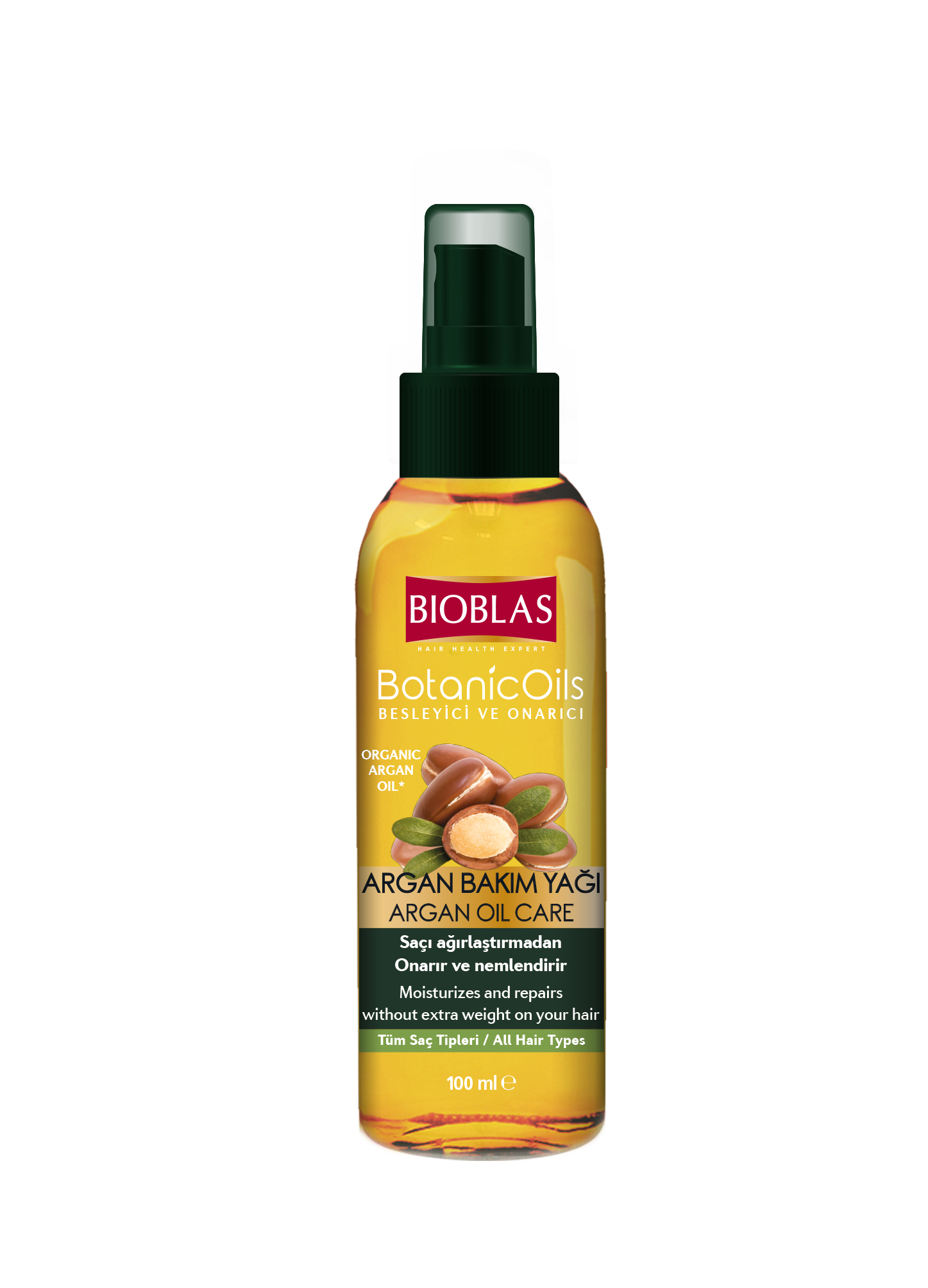 BIOBLAS Botanic Oils olejek arganowy do włosów, 100 ml