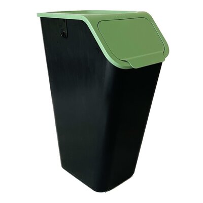 Kosz na śmieci do segregacji PRACTIC Bini 10103553 35L Czarno-zielony