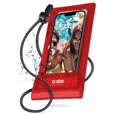 Etui SBS Waterproof Case Czerwony