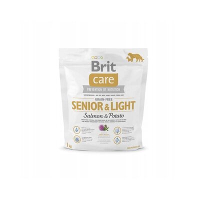 Karma dla psa BRIT CARE Dog Grain-Free Senior & Light Łosoś i ziemniak 1 kg