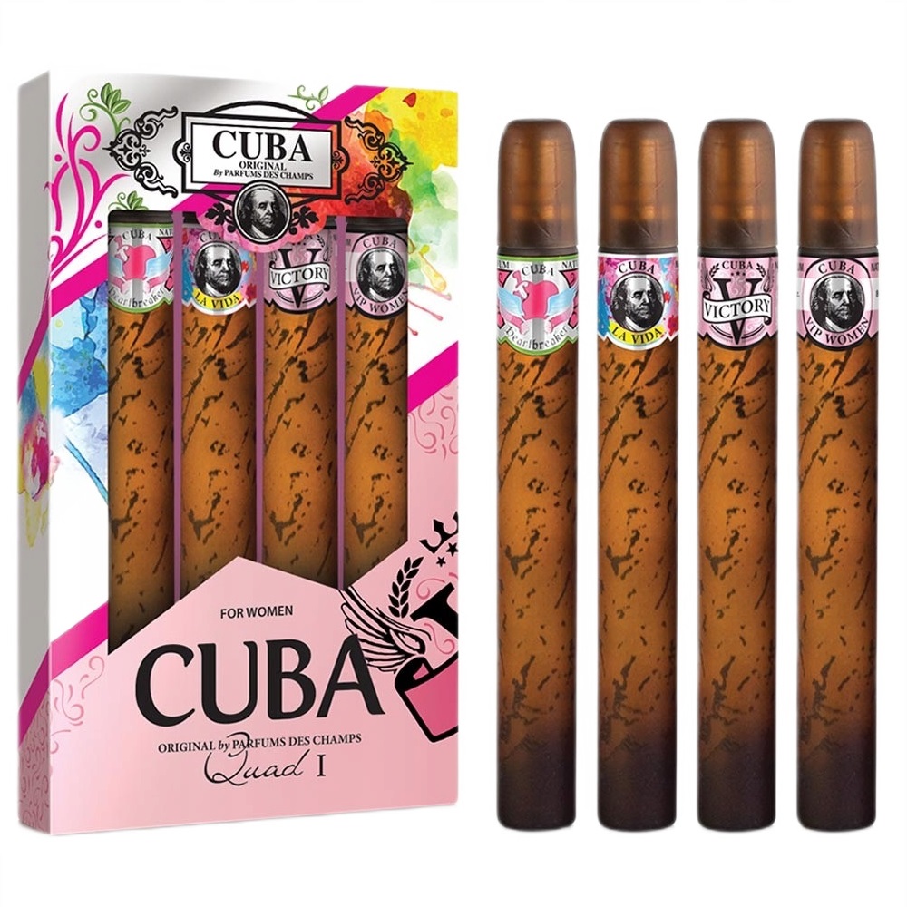 Cuba Original Quad I Women zestaw: woda perfumowana damska, 4x35 ml