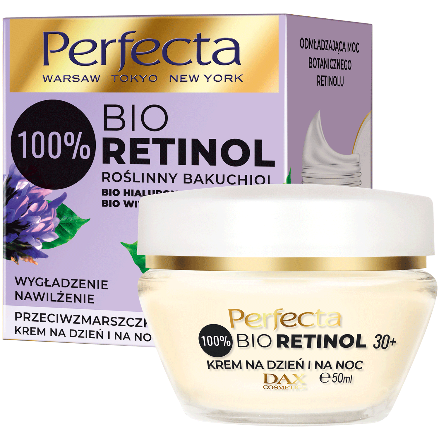 Perfecta Bio Retinol krem do twarzy na dzień i na noc 30+, 50 ml