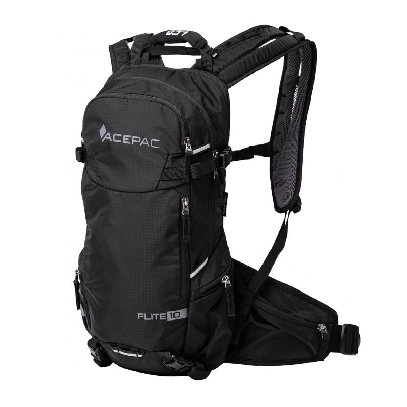 Plecak rowerowy sportowy Acepac Flite 10 MKIII black - ONE SIZE