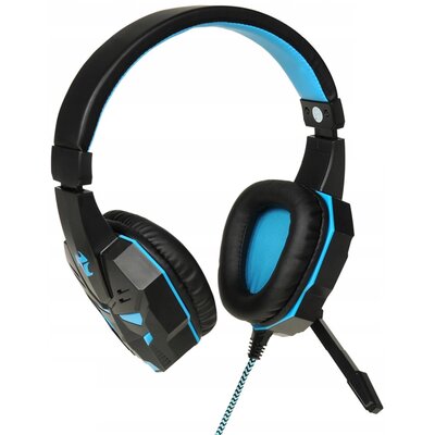 Słuchawki IBOX Aurora X8 Nauszne, Czarno-niebieski