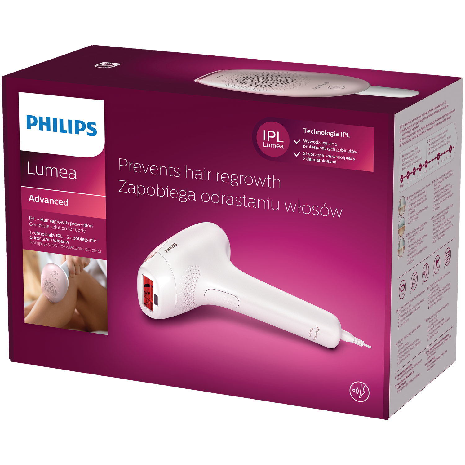 Philips Lumea Advanced IPL SC1994/00 depilator laserowy, 1 opak.