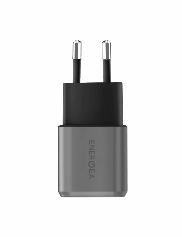Energea Ampcharge GaN20 20W stalowy - ładowarka sieciowa