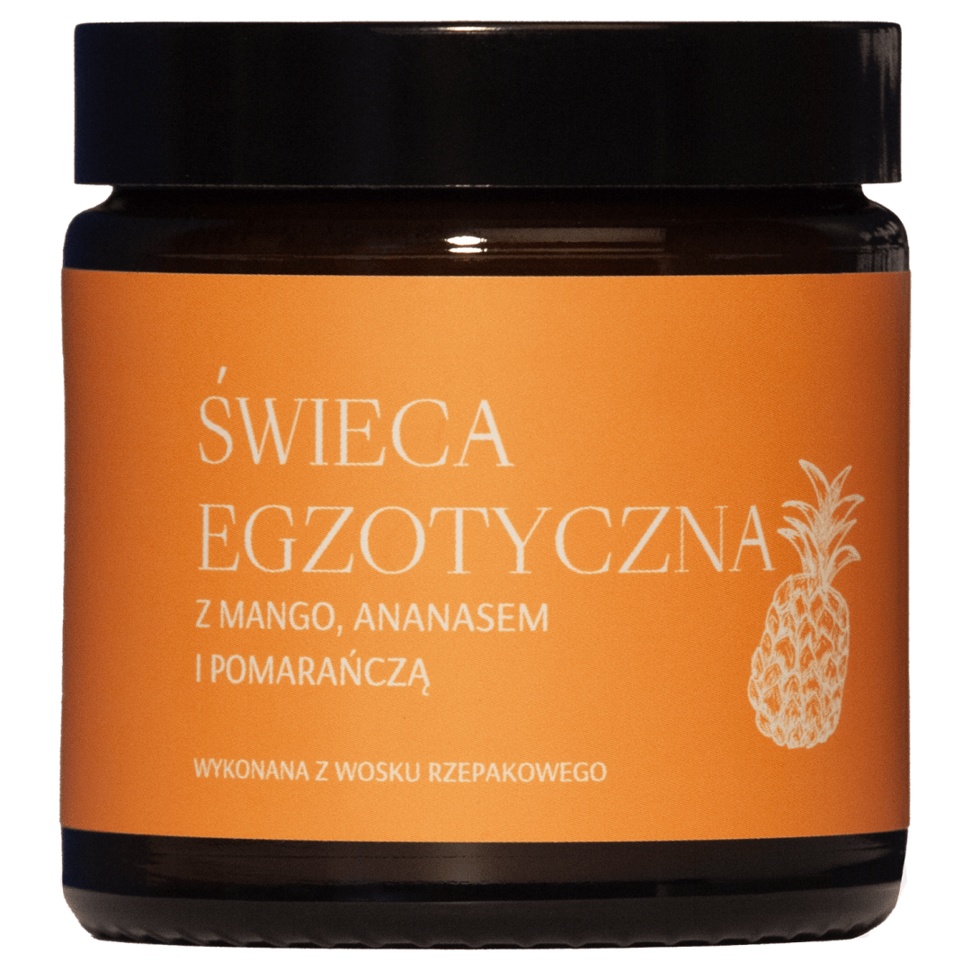 Mglife świeca egzotyczna z mango, ananasem i pomarańczą, 120 ml