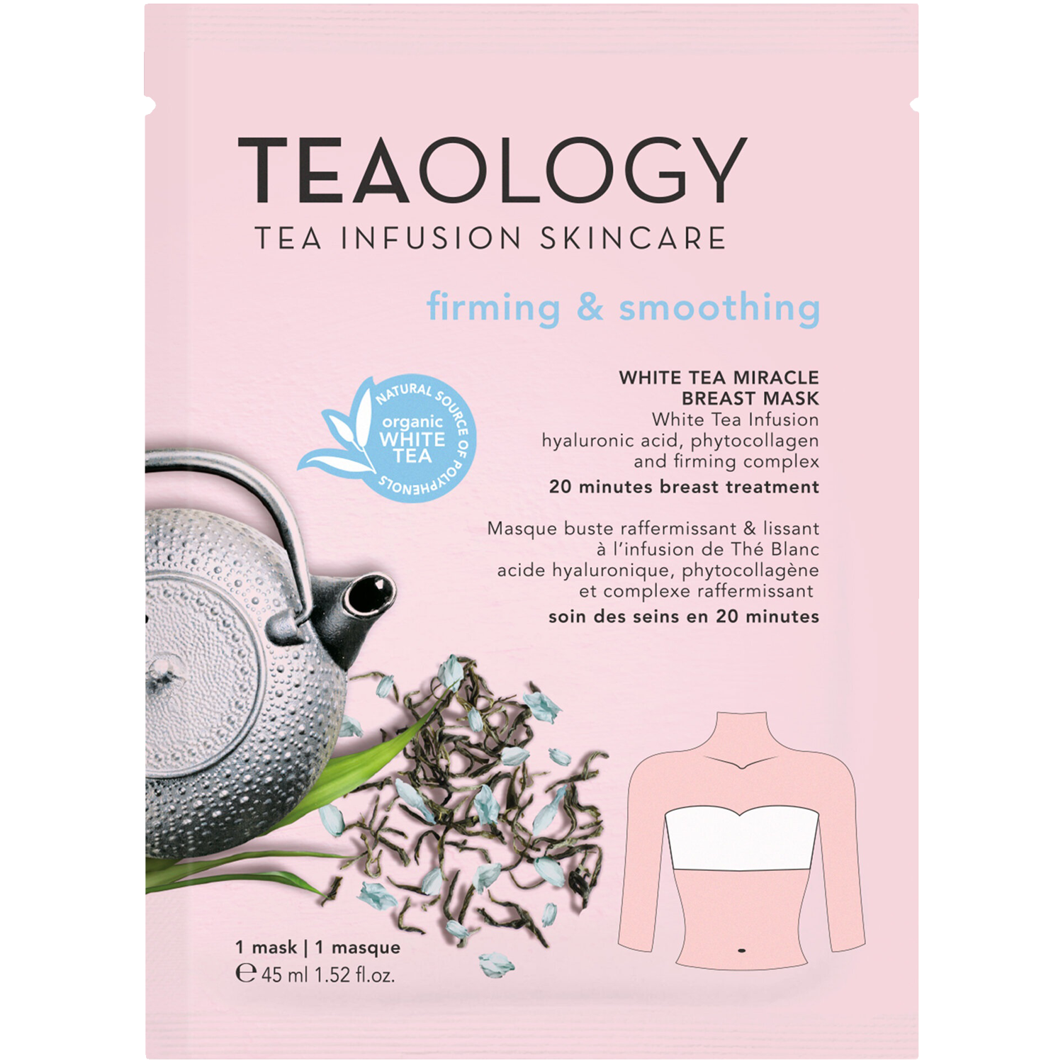 Teaology maska na biust, 4 szt./1 opak.