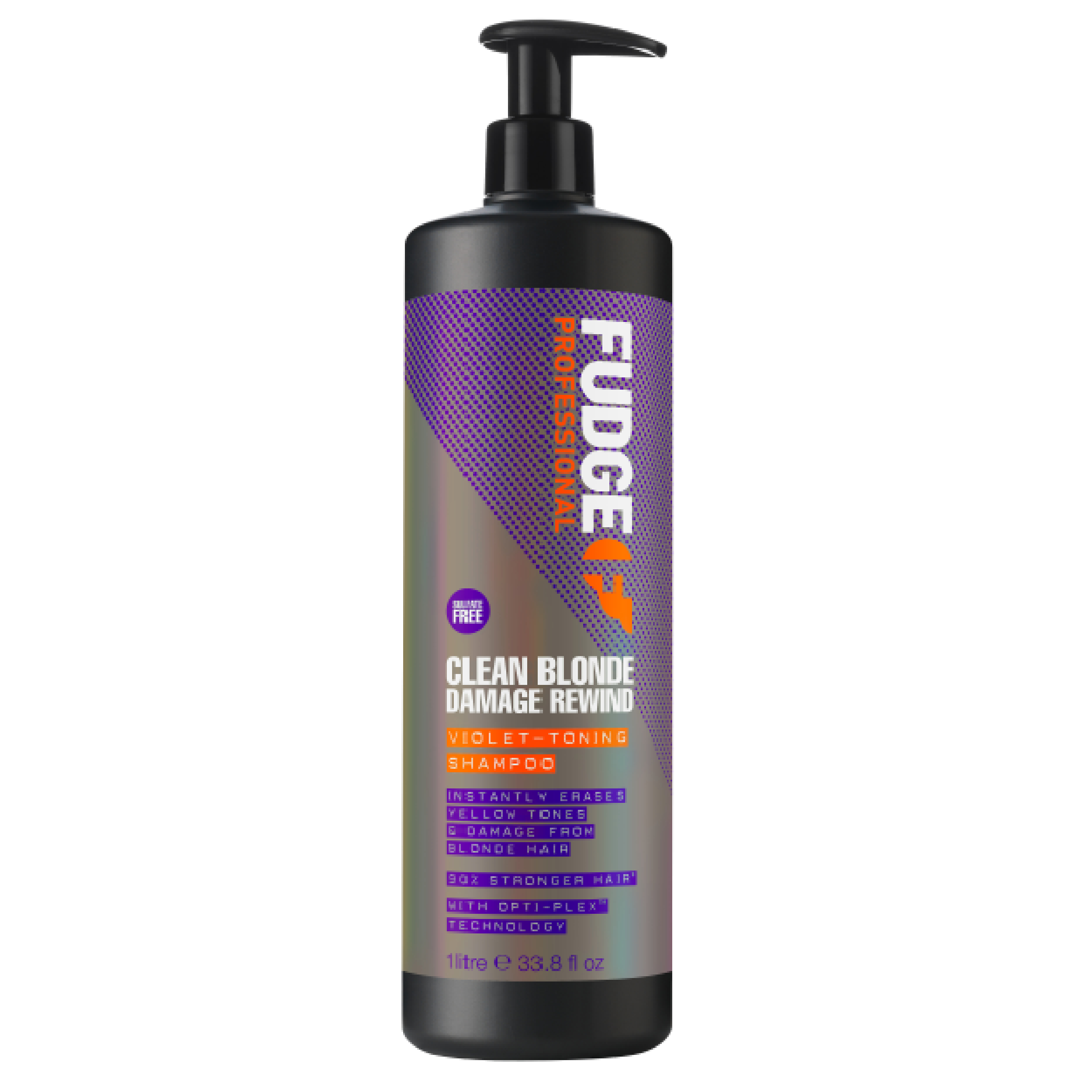 Fudge Clean Blonde Damage regenerujący szampon tonujący do włosów blond, 1 l