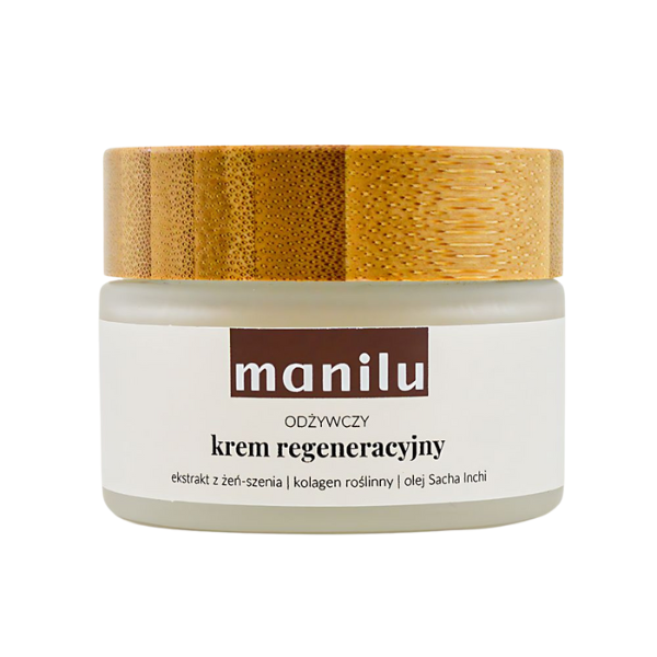 Manilu regeneracyjny krem do twarzy z kompleksem 6 ceramidów i kolagenem roślinnym, 50 ml