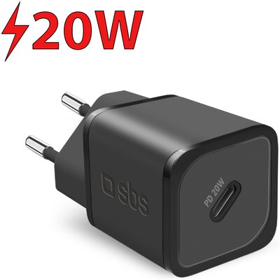 Ładowarka sieciowa SBS NanoTube Charger 20W Czarny