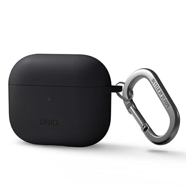 UNIQ Nexo Silicone Case with Sports Ear Hook Grey - etui AirPods 3gen