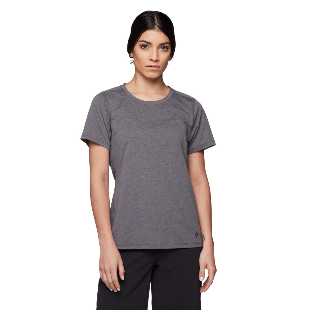 Damska koszulka Black Diamond Lightwire Tech T-shirt steel grey - S