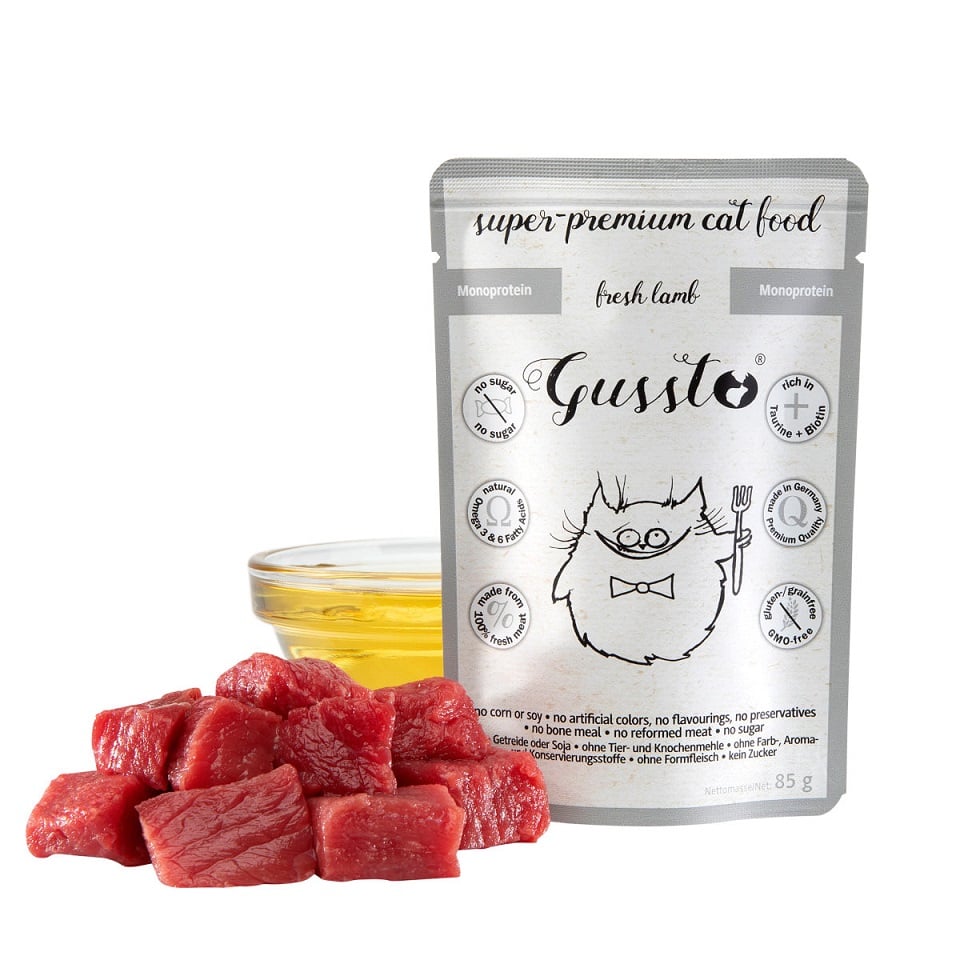 GUSSTO Cat Fresh Lamb mokra karma dla kotów jagnięcina 85 g