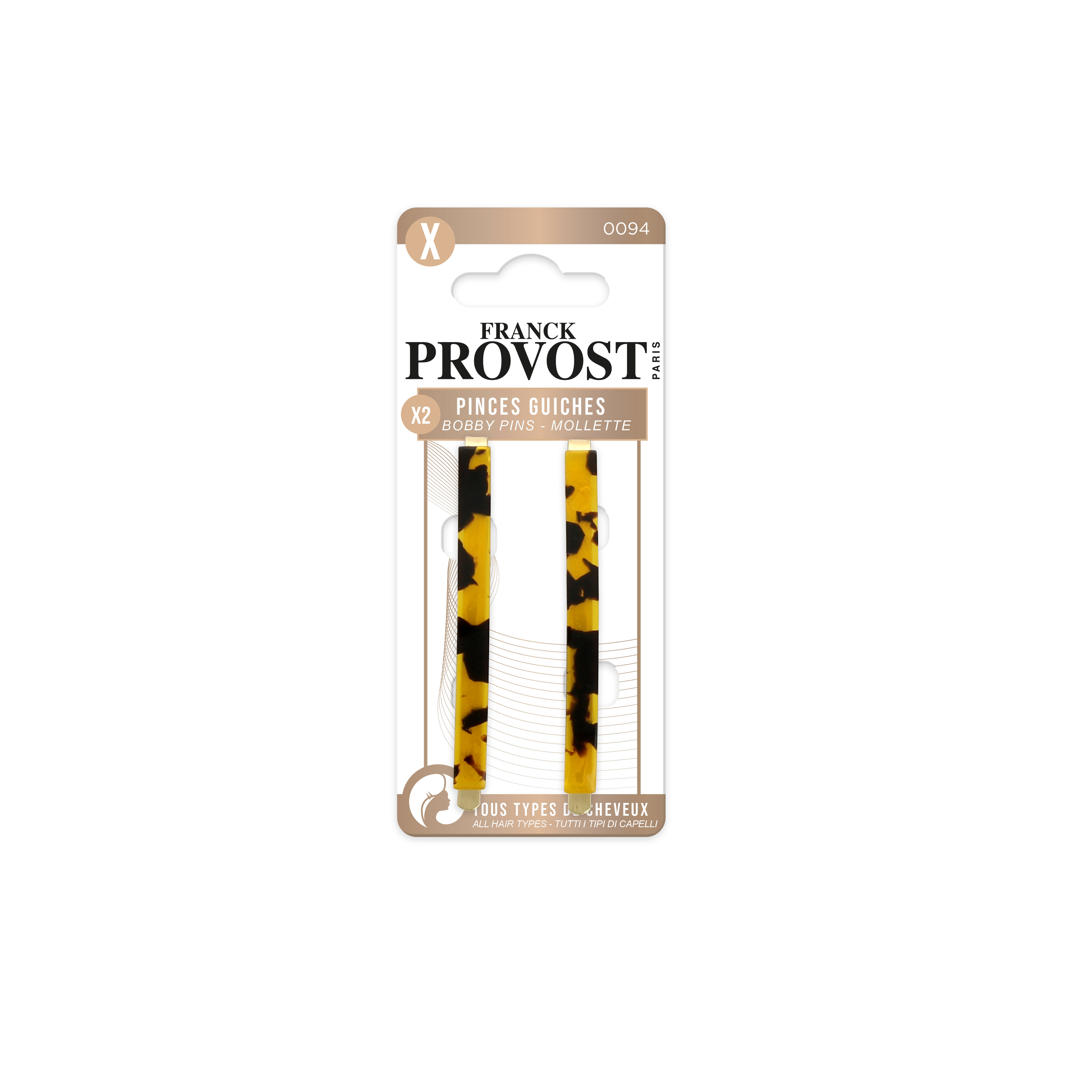 Franck Provost zestaw ozdobnych wsuwek do włosów, 2 szt./1 opak.