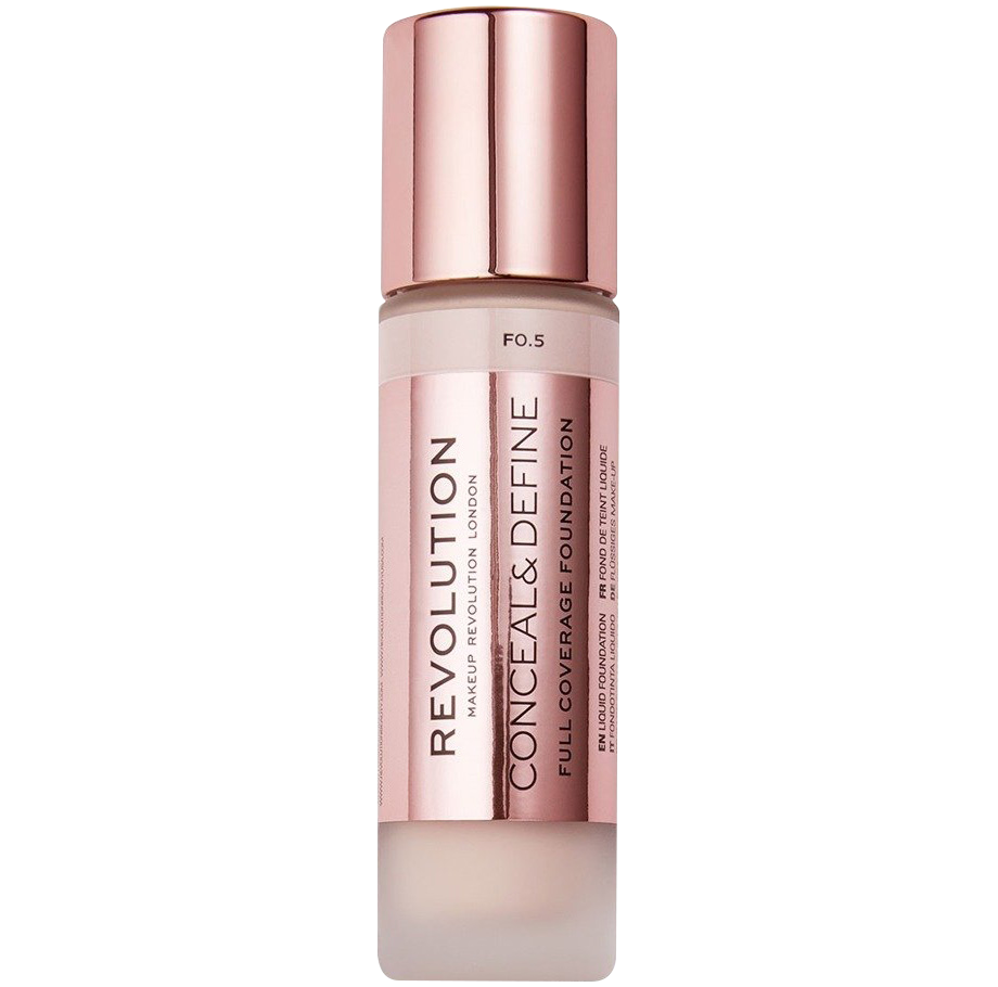 Revolution Makeup Conceal & Define Foundation kryjący podkład do twarzy F0.5, 23 ml