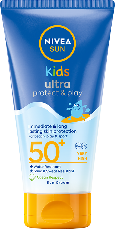 Nivea Sun Kids Swim&Play balsam ochronny na słońce dla dzieci SPF 50+, 150 ml