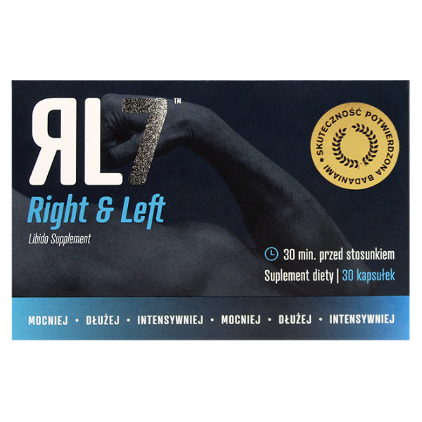 RL7 suplement diety dla mężczyzn na potencję i libido, 30 kaps./1 opak.