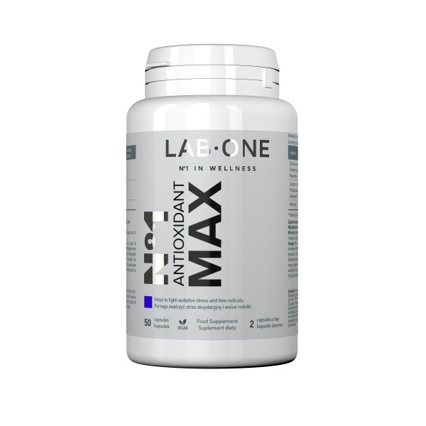 Lab One N°1 Antioxidant Max suplement diety, 50 kaps/1 opak.