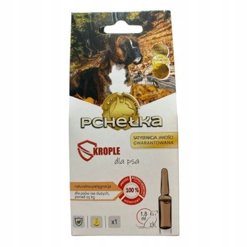 PCHEŁKA Krople przeciw kleszczom i pchłom dla psów >15kg 1,8 ml