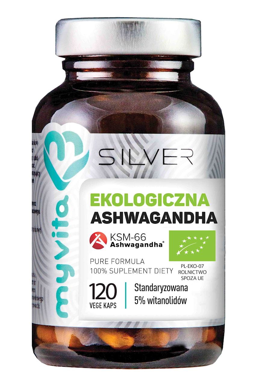 Ashwagandha KSM-66 BIO 200mg, 120kaps. (MyVita)