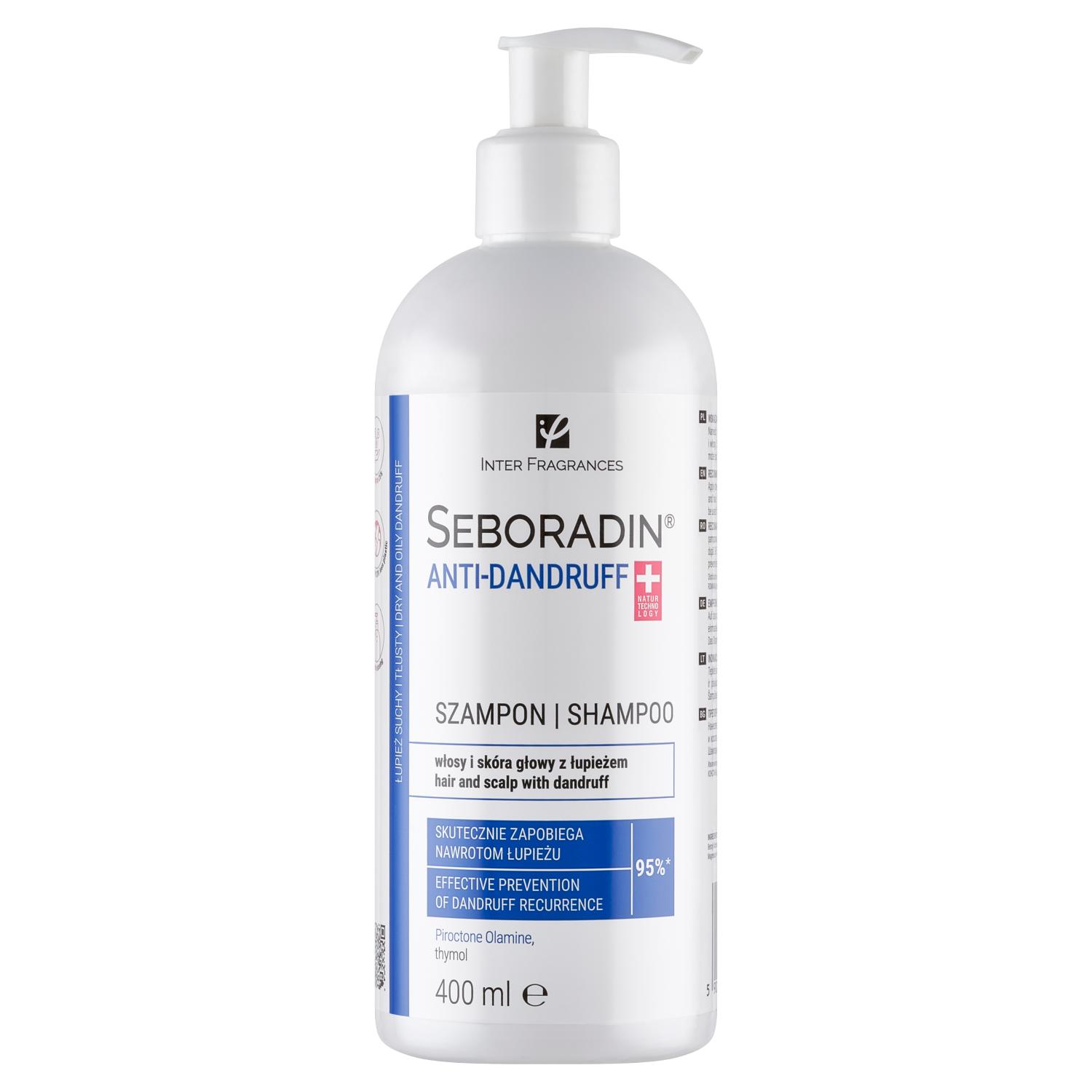 Seboradin Anti-Dandruff szampon przeciwłupieżowy do włosów, 400 ml