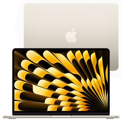 Laptop APPLE MacBook Air 2024 13.6" M3 8GB RAM 256GB SSD macOS Księżycowa poświata