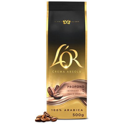 Kawa ziarnista L'OR Crema Absolu Profond 0.5 kg
