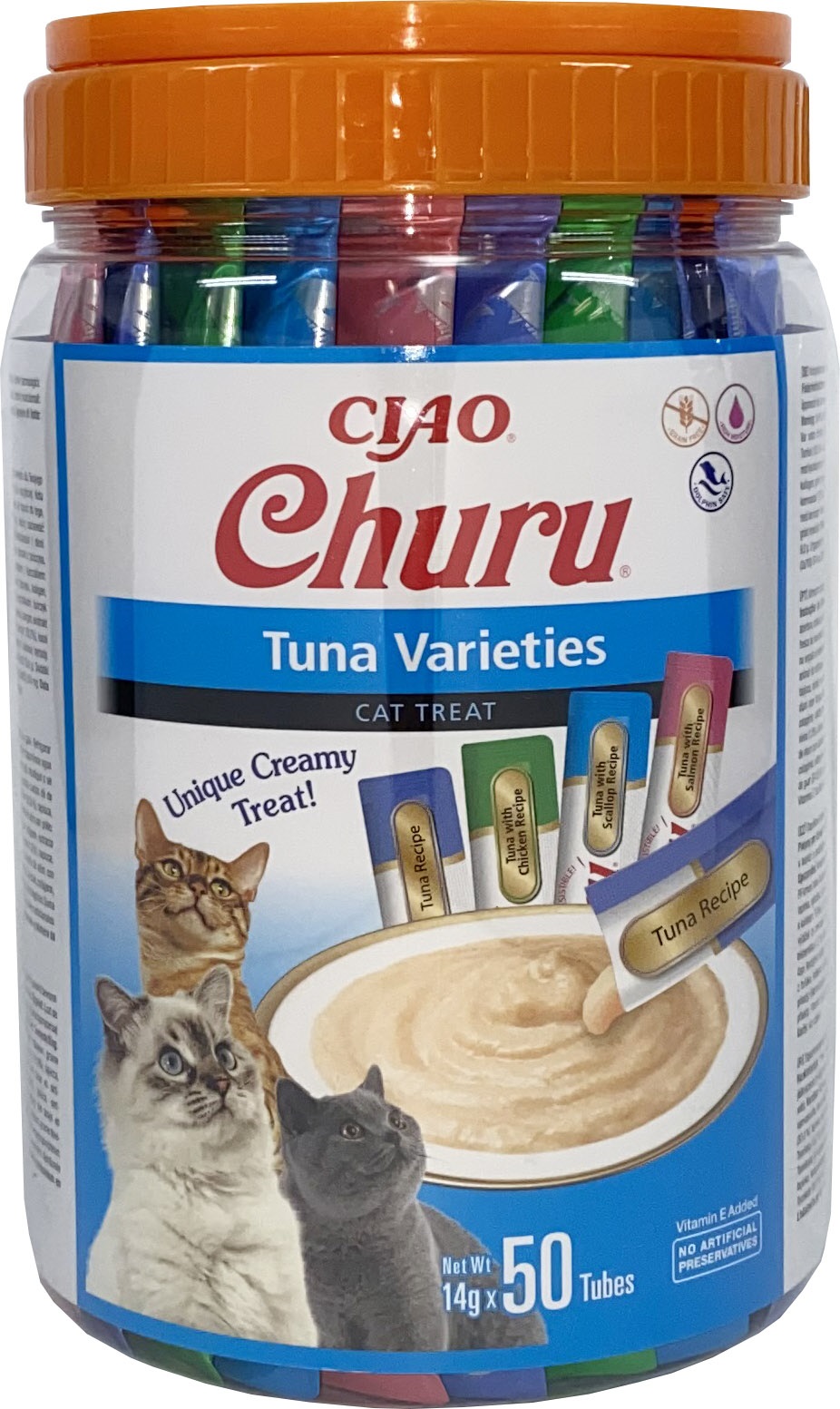 INABA Churu Variety Tuna tuńczyk dla kotów słoiczek 50x14g (700g)