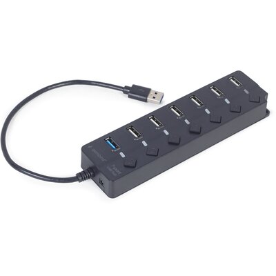 Hub GEMBIRD UHB-U3P1U2P6P-01 USB 3.2 Gen. 1, Pasywny
