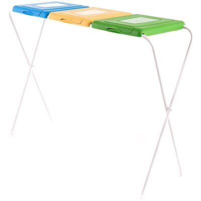 Stojak na worki JOTTA Flipo 41000 3x120L Żółto-niebiesko-zielony