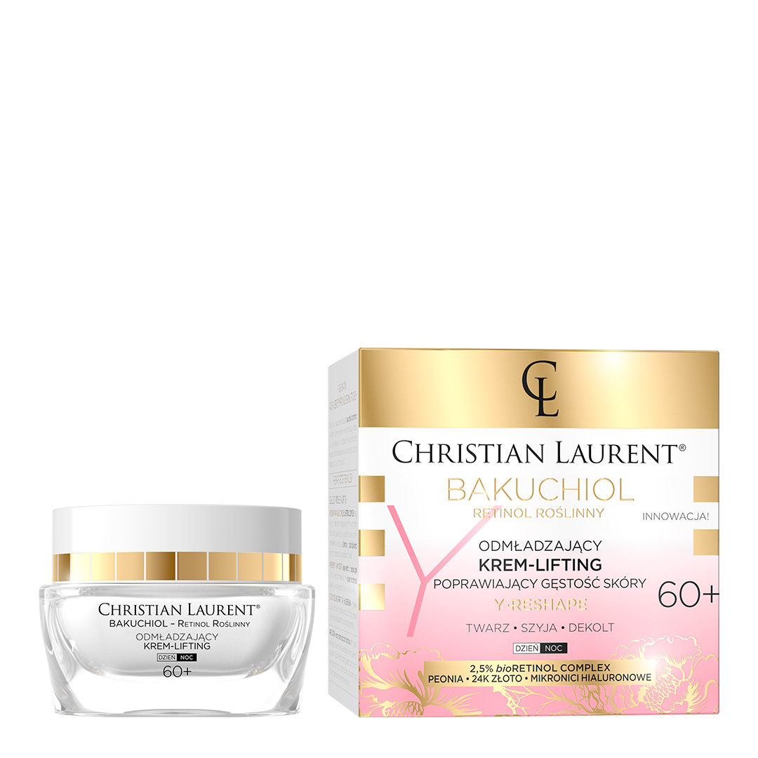 Christian Laurent Bakuchiol odmładzający krem-lifting do twarzy poprawiający gęstość skóry 60+, 50 ml