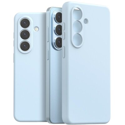 Etui ARAREE Typo Skin M MagSafe do Samsung Galaxy S26+ Jasnoniebieski