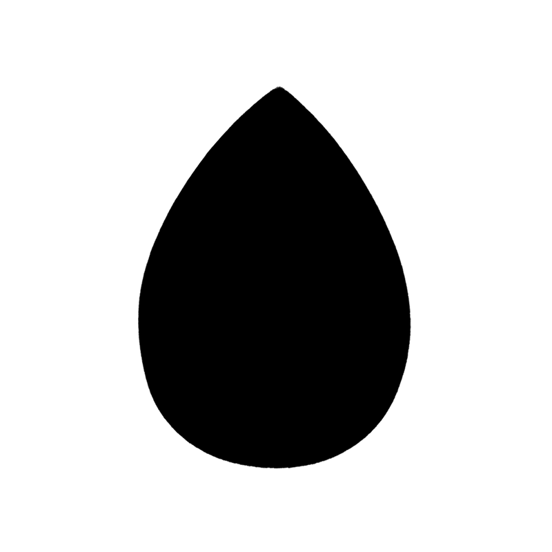 Color Care Extra Soft gąbka do makijażu – Czarna, 1 szt.