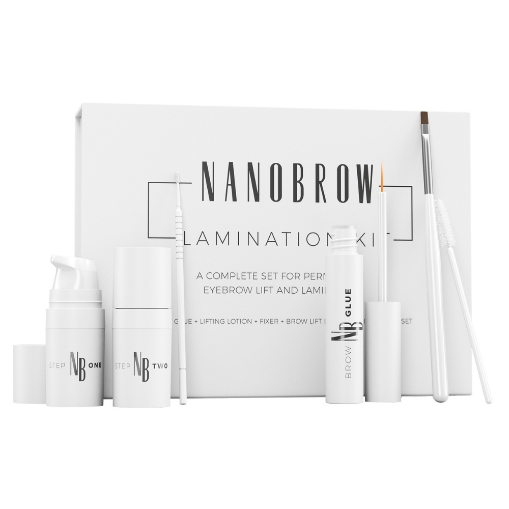 Nanobrow Lamination Kit zestaw do laminacji brwi, 1 zest.