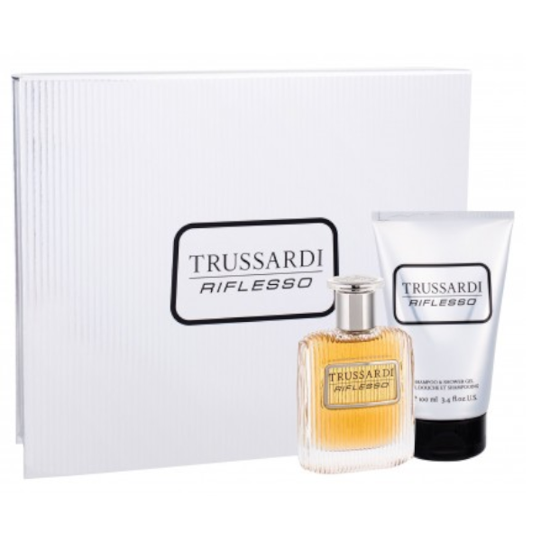 Trussardi Riflesso zestaw: woda toaletowa męska, 50 ml + żel pod prysznic męski 100ml
