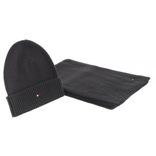Zestaw Czapka i Szalik Tommy Hilfiger Gp Flag Beanie&Scarf AM0AM11624 BDS
