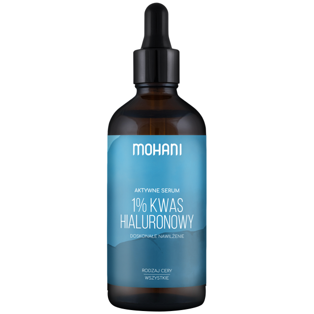 Mohani aktywne serum z 1% kwasem hialuronowym, 100 ml