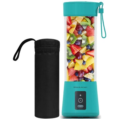 Blender personalny GÖTZE & JENSEN PB940M Miętowy Bezprzewodowy + pokrowiec