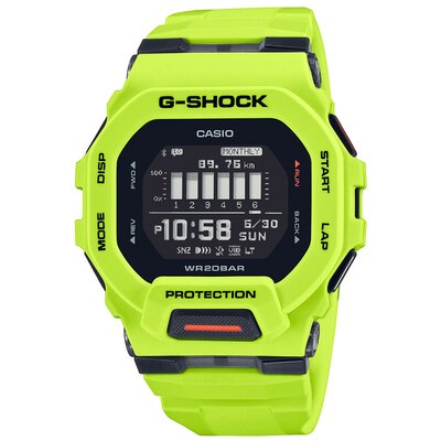Zegarek sportowy CASIO G-Shock G-Squad GBD-200-9ER Limonkowy