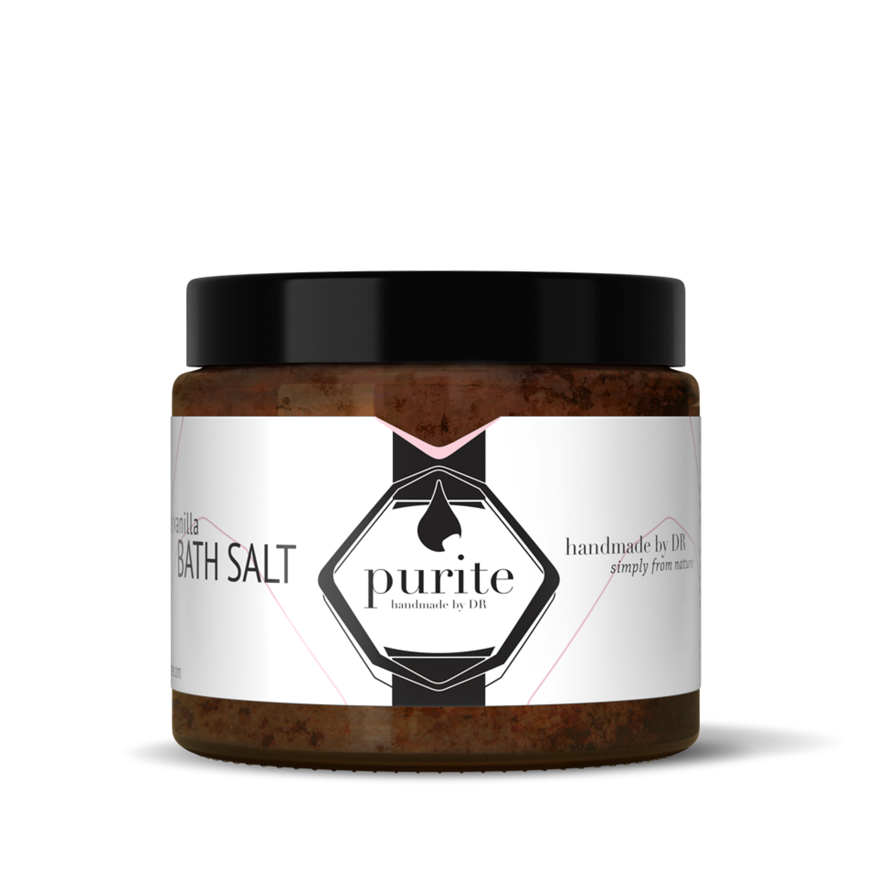 Purite sól do kąpieli róża - wanilia, 650 g