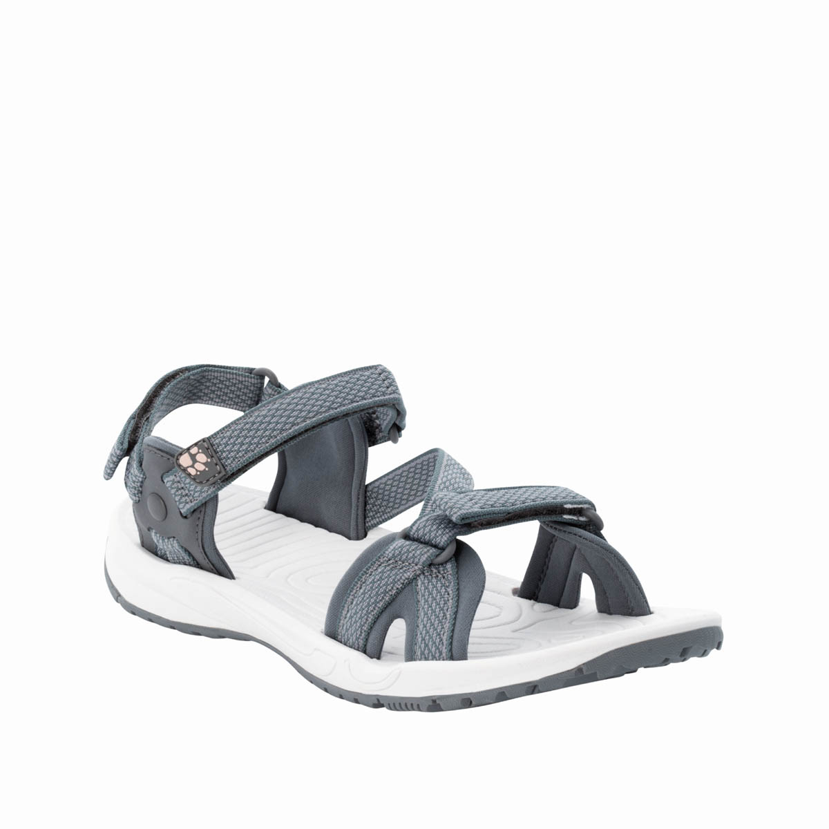 Sandały sportowe damskie Jack Wolfskin LAKEWOOD RIDE SANDAL W bluish grey / rose - 35,5