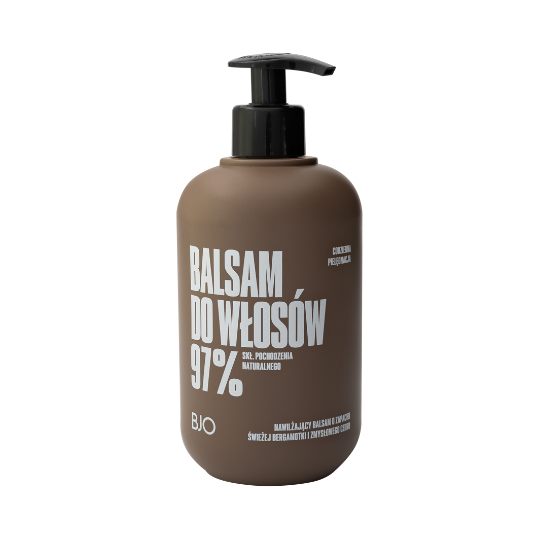 Bjo Bergamotka & Cedr nawilżający balsam do włosów, 500 ml