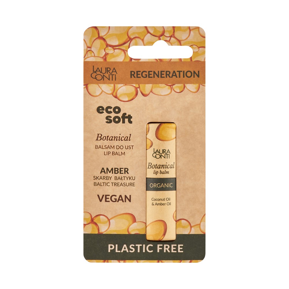 Laura Conti Eco Soft Botanical Vegan balsam do ust skarb bałtyku, 7,2 g