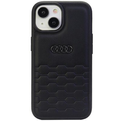 Etui AUDI GT Synthetic Leather do Apple iPhone 15 Czarny