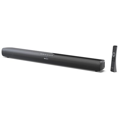 Soundbar SHARP HT-SB100 Czarny 2.0-kanałowy,  HDMI CEC, Wejście optyczne, Bluetooth, Wbudowany Equalizer, Montaż na ścianie