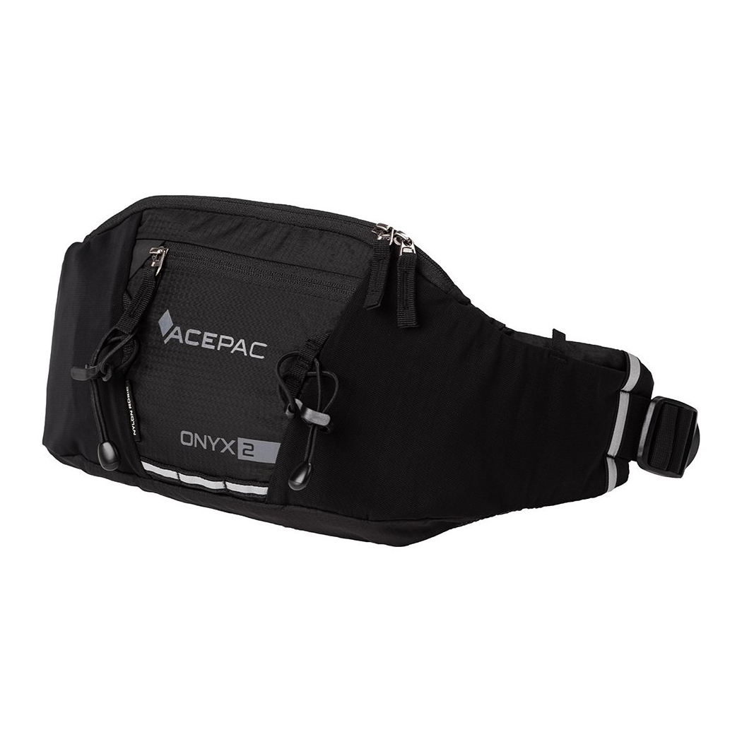 Torebka biodrowa nerka Acepac Onyx 2 MKIII black - ONE SIZE