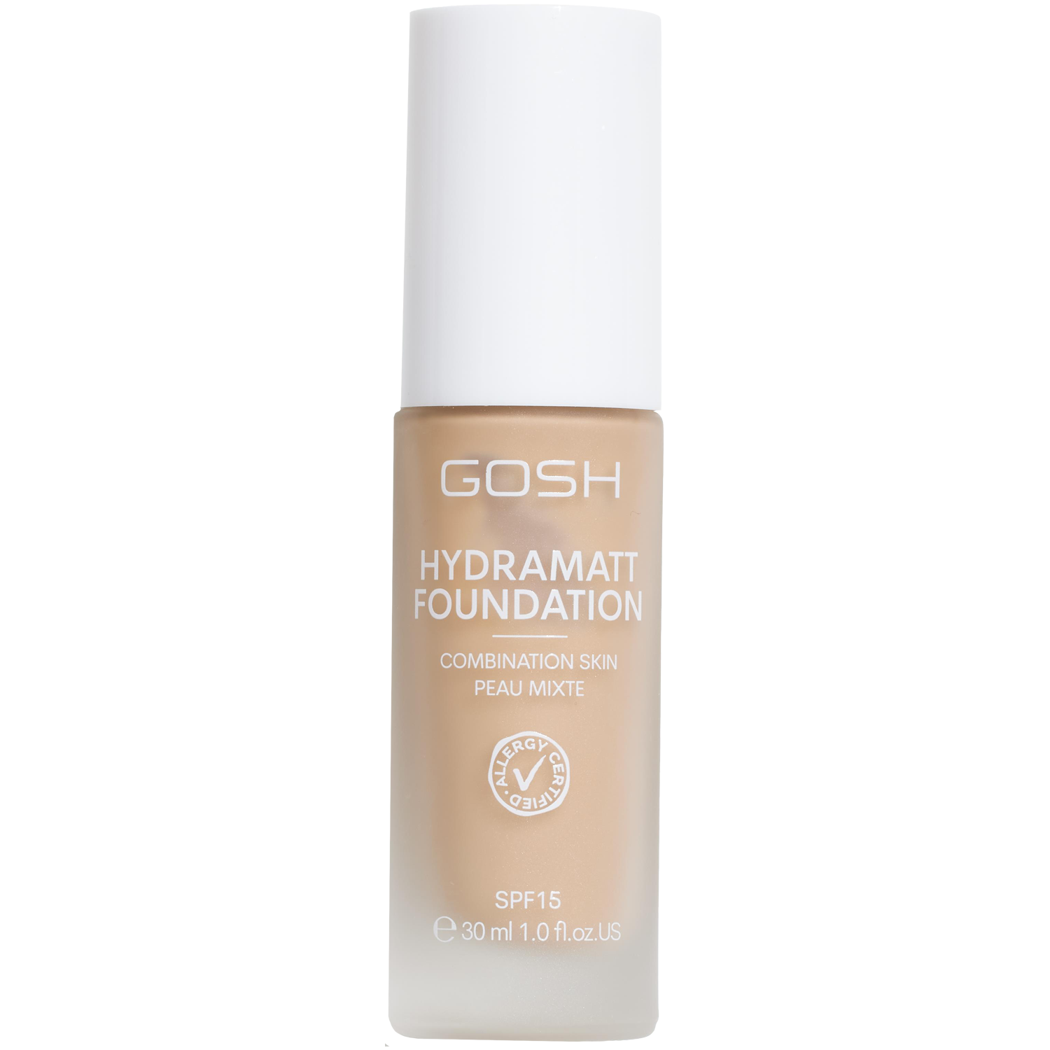 Gosh Copenhagen Hydramatt podkład do twarzy mieszanej i tłustej 008 N - medium, 30 ml